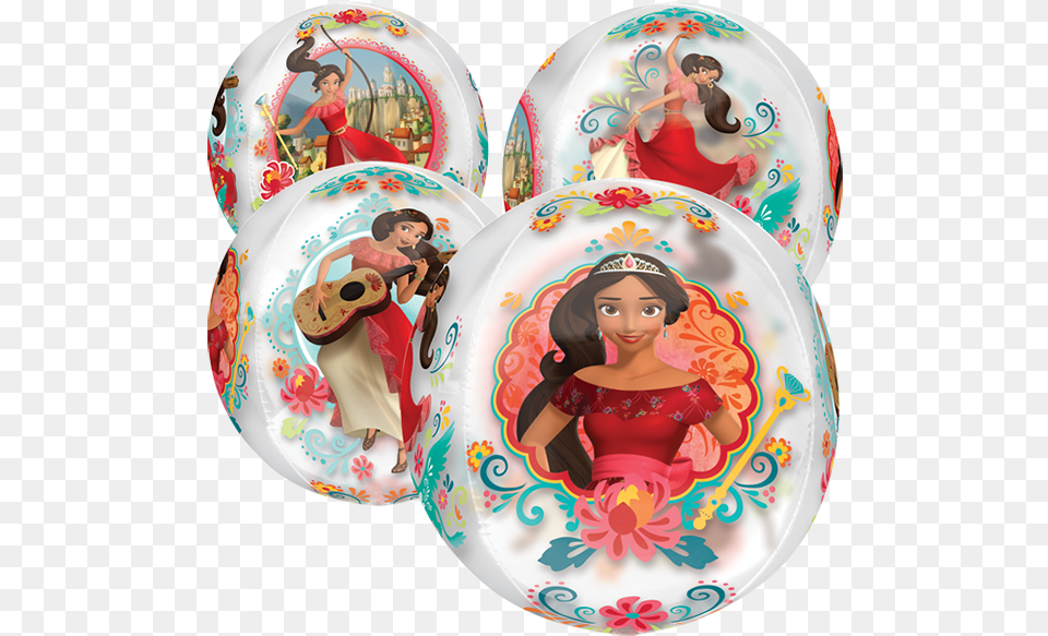 Transparent Princess Elena Balloon, Meal, Art, Dish, Pottery Free Png
