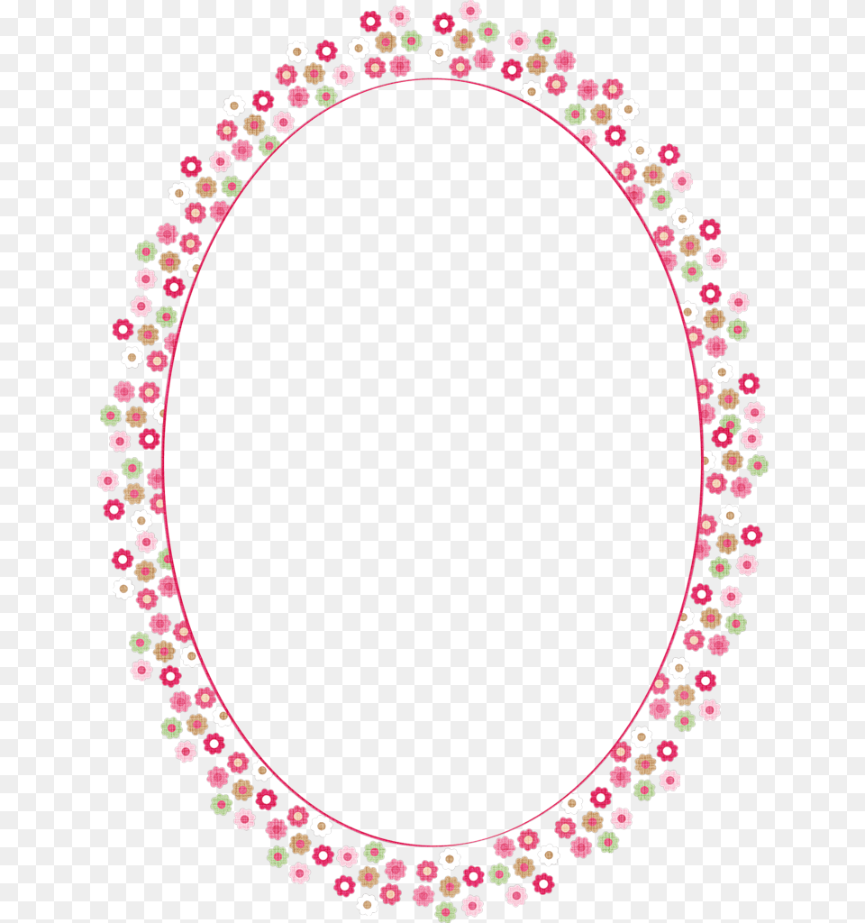 Transparent Princess Frame Clipart Oval Flower Border, Photography Free Png Download