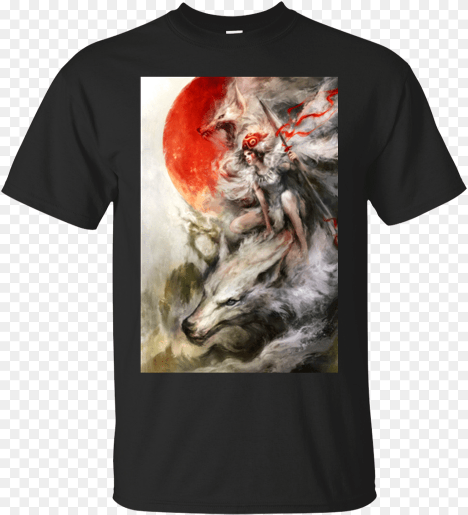 Transparent Princess Mononoke Legends Of The First Empire Fan Art, Clothing, T-shirt, Painting, Adult Free Png Download