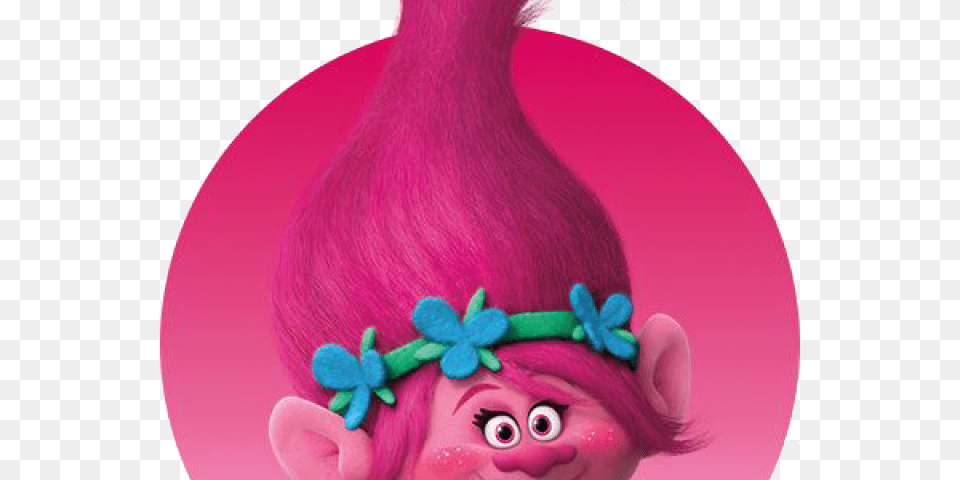 Princess Poppy Poppy From Trolls Song, Purple, Accessories, Clothing, Hat Free Transparent Png
