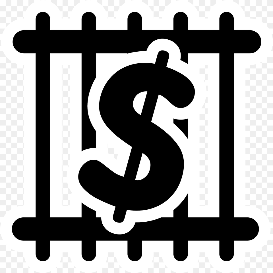 Transparent Prison Architect Bail Clipart, Stencil, Text, Symbol, Number Png Image