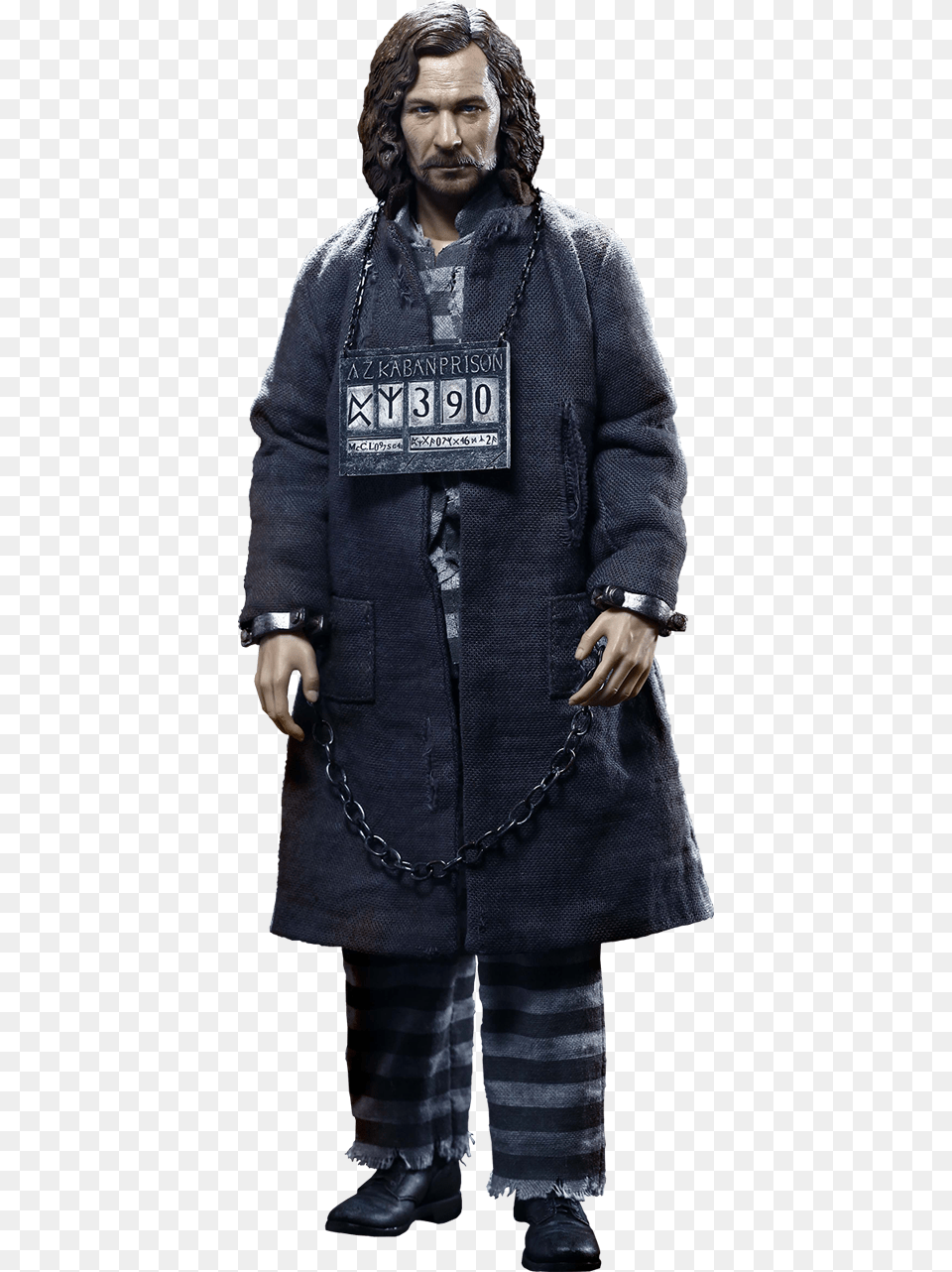 Prisoner Sirius Black Prison Outfit, Clothing, Coat, Overcoat, Adult Free Transparent Png