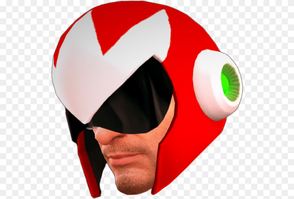 Protoman Proto Man Helmet, Hat, Clothing, Crash Helmet, Male Free Transparent Png