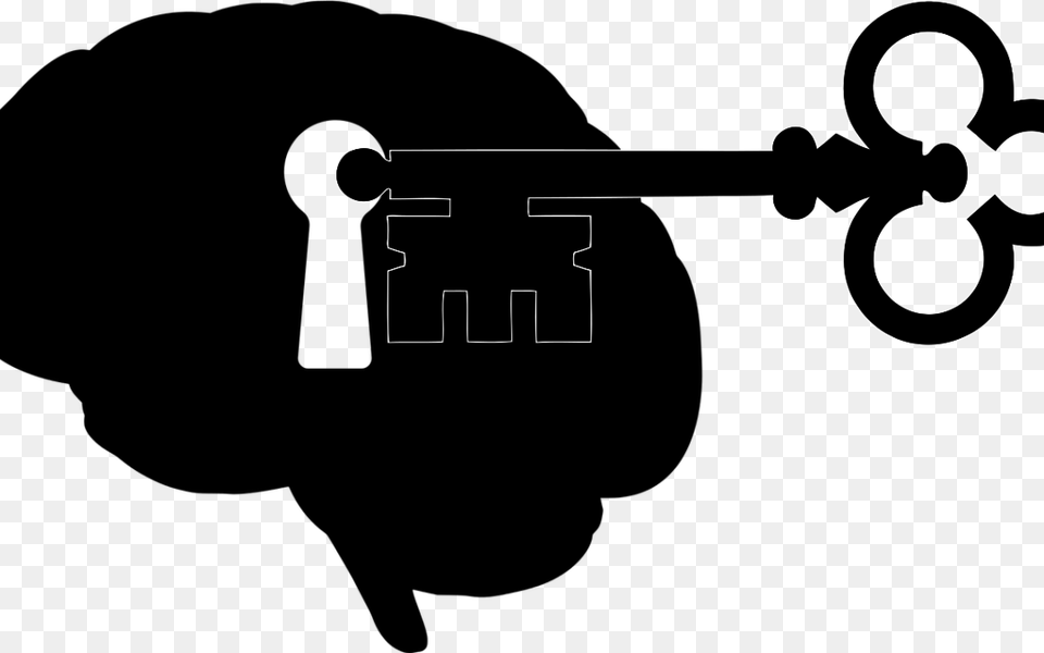 Transparent Psychology Icon Unlock Brain, Key Png Image