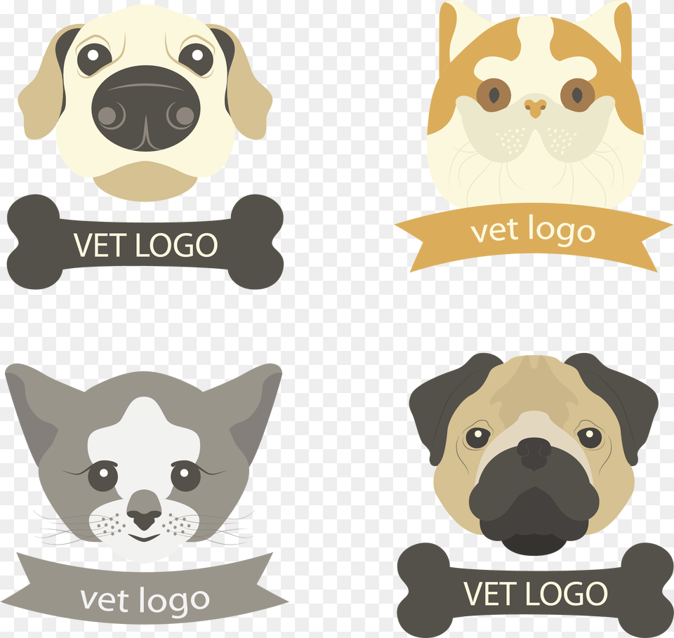 Transparent Pug Clipart Dog, Animal, Canine, Mammal, Pet Png