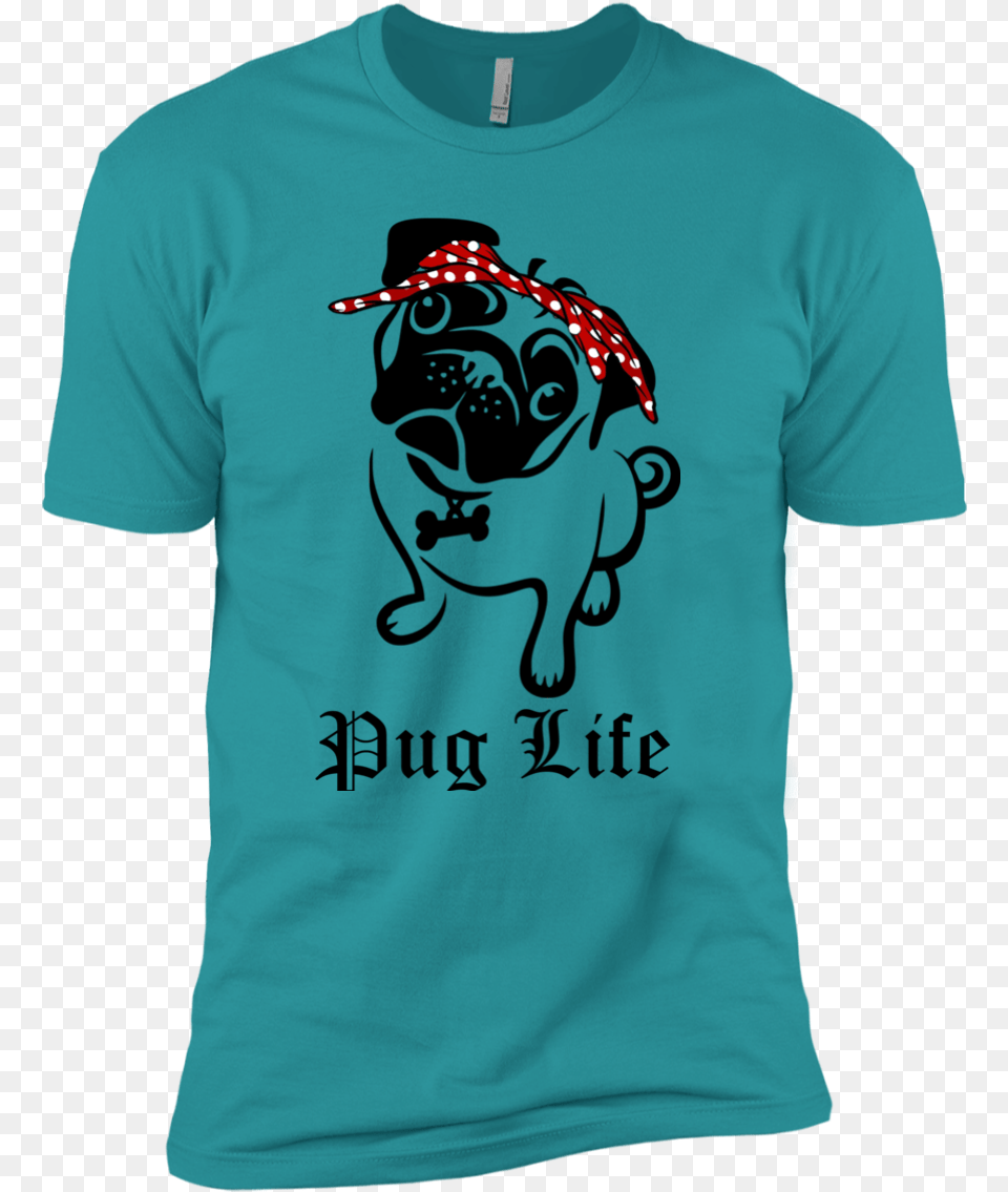 Transparent Pug Life Siluetas De Perro De Pug, Clothing, T-shirt, Shirt, Adult Png