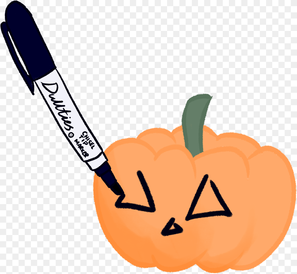 Pumpkin Carving Clipart Pumpkin, Marker, Face, Head, Person Free Transparent Png