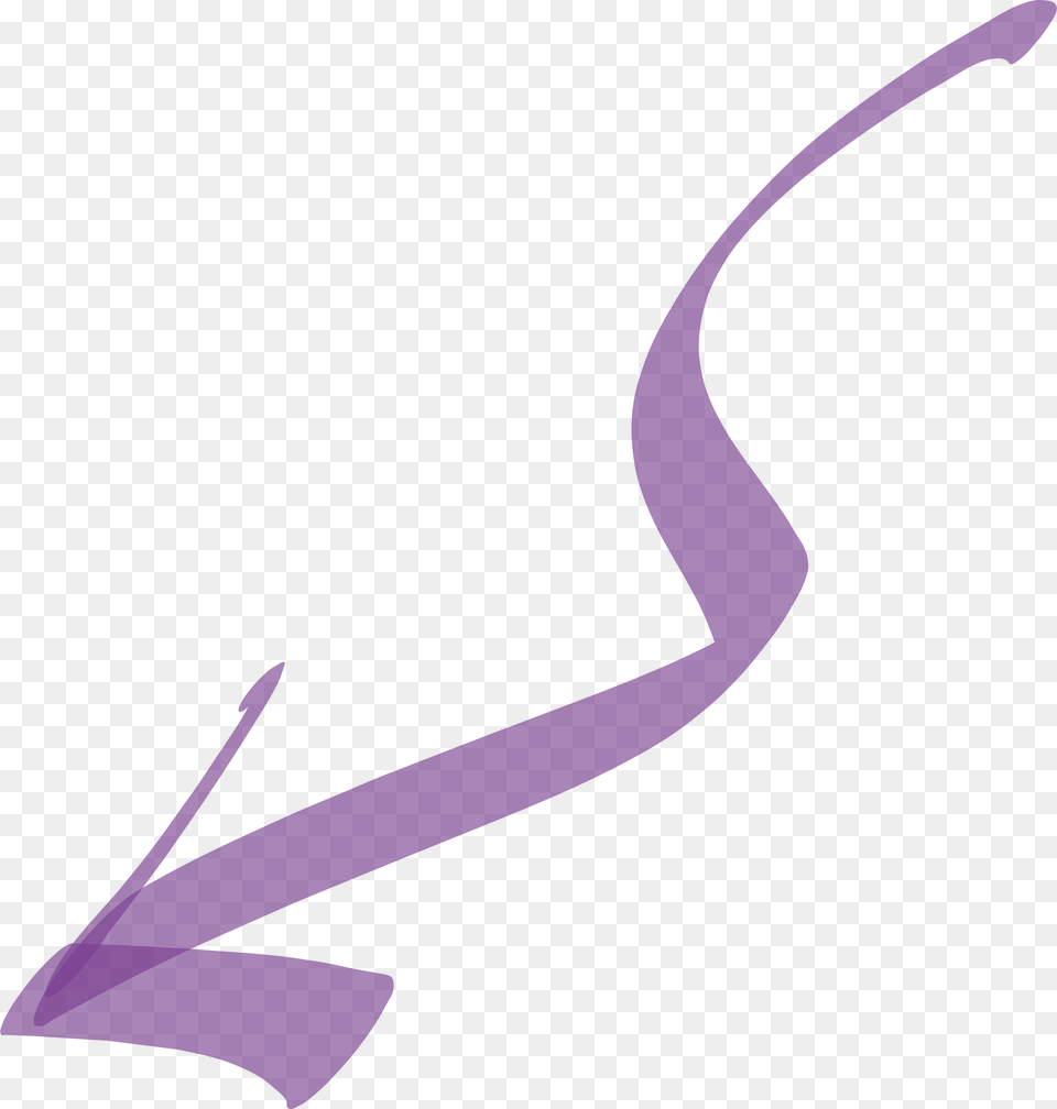 Transparent Purple Arrow Purple Arrow, Bow, Weapon, Art, Paper Free Png Download