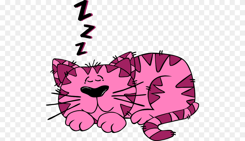 Transparent Purple Cat Clipart Animals Sleeping Clip Art, Baby, Person Png Image