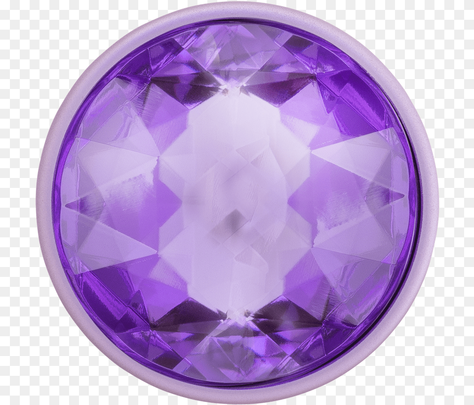 Transparent Purple Crystal Disco Crystal Orchid Popsocket, Accessories, Gemstone, Jewelry, Ornament Free Png