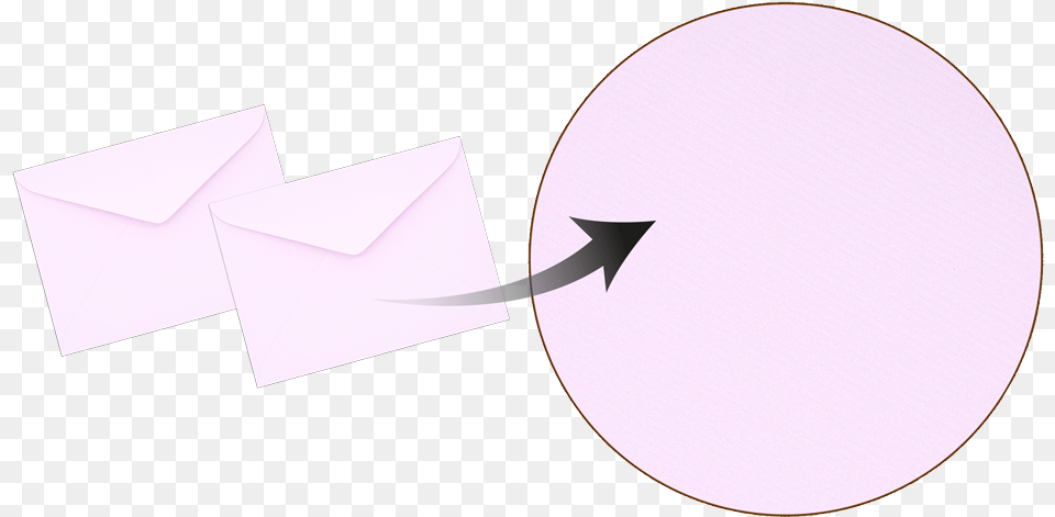 Transparent Purple Diamond Circle, Envelope, Mail, Business Card, Paper Free Png