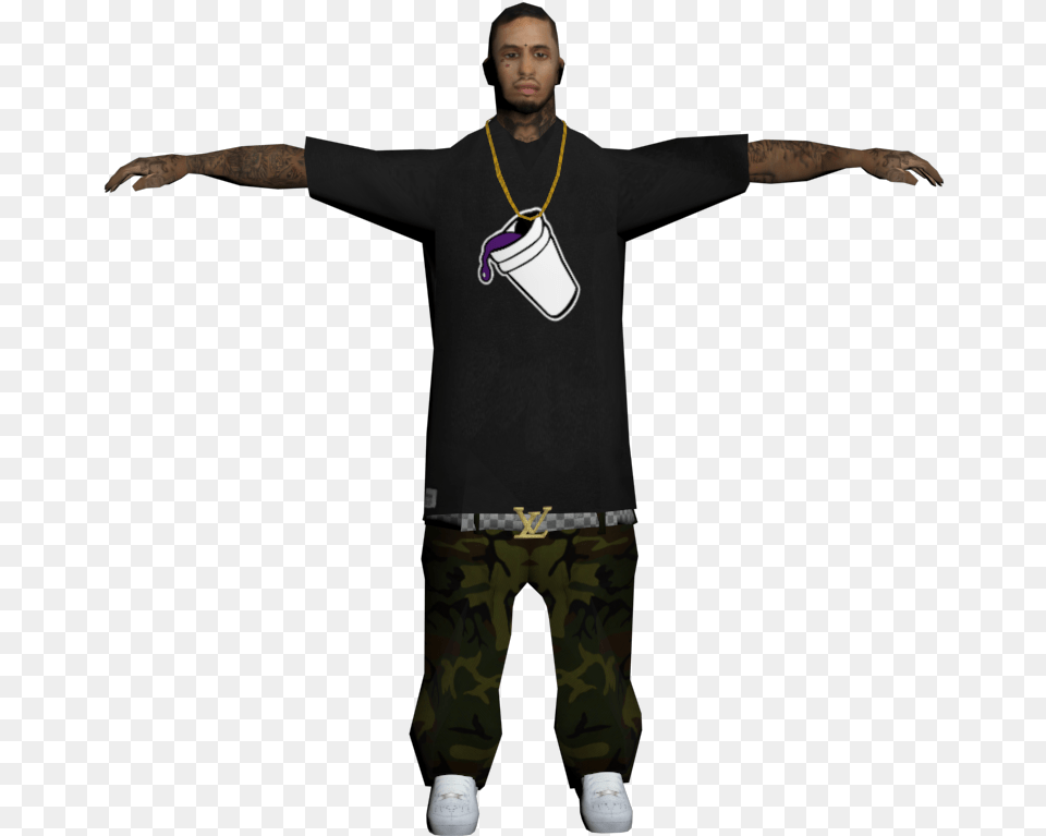 Transparent Purple Drank Full Connor Detroit Become Human, Accessories, T-shirt, Clothing, Jewelry Free Png Download