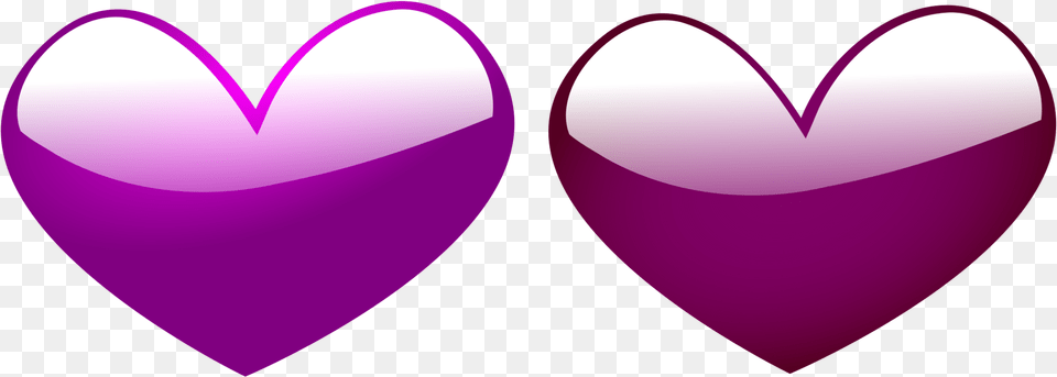 Transparent Purple Hearts Clipart Purple Hearts Design, Heart, Flower, Petal, Plant Png