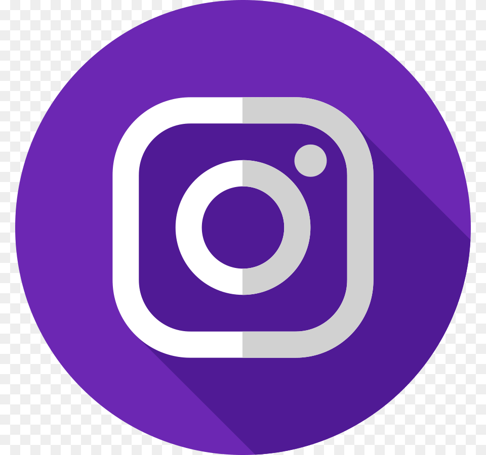 Purple Instagram Logo Social Media, Disk, Gun, Weapon Free Transparent Png