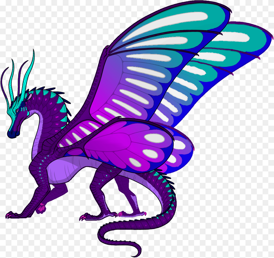 Transparent Purple Iris Wings Of Fire Silkwing, Dragon Png Image