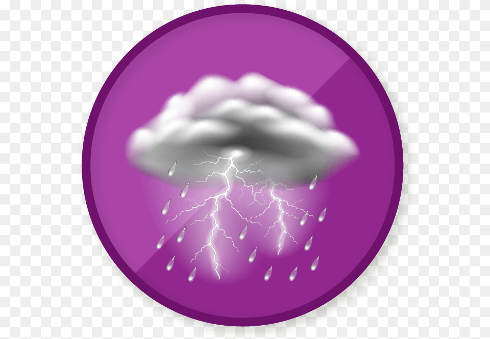 Transparent Purple Lightning Circle, Nature, Outdoors, Storm, Thunderstorm Png