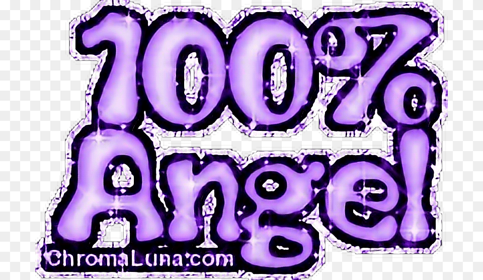 Purple Sparkle Myspace Gif Angel, Number, Symbol, Text, Face Free Transparent Png