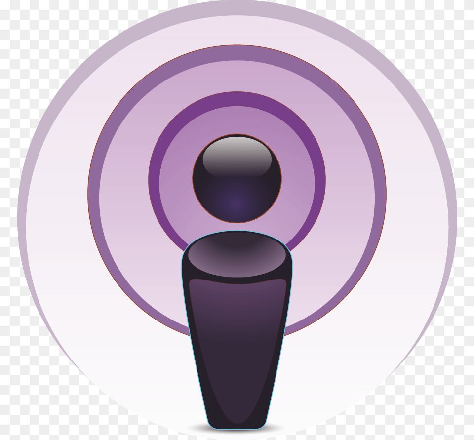 Transparent Purple Subscribe Apple Podcast Logo Vector, Sphere, Disk, Lighting, Electronics Png Image