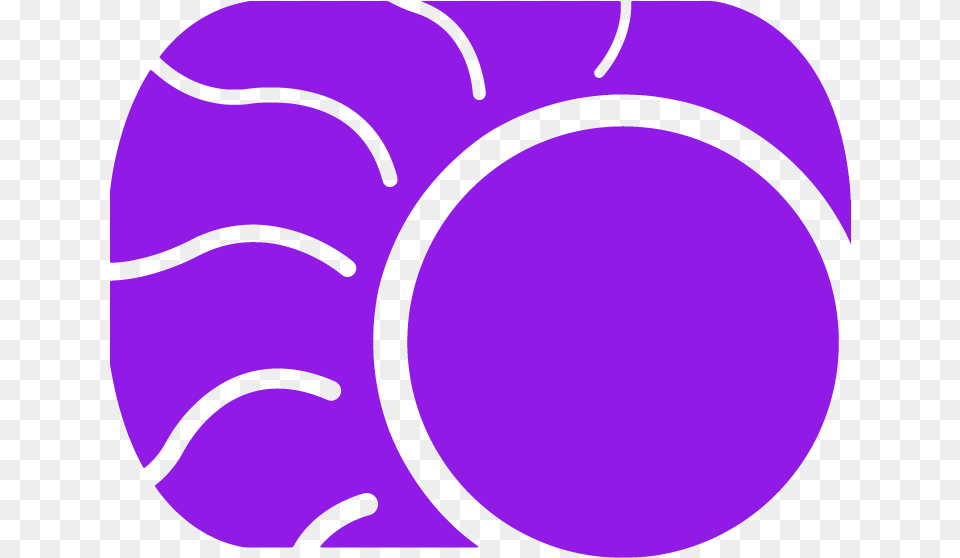 Transparent Purple Sun Circle, Tennis Ball, Ball, Tennis, Sport Free Png Download