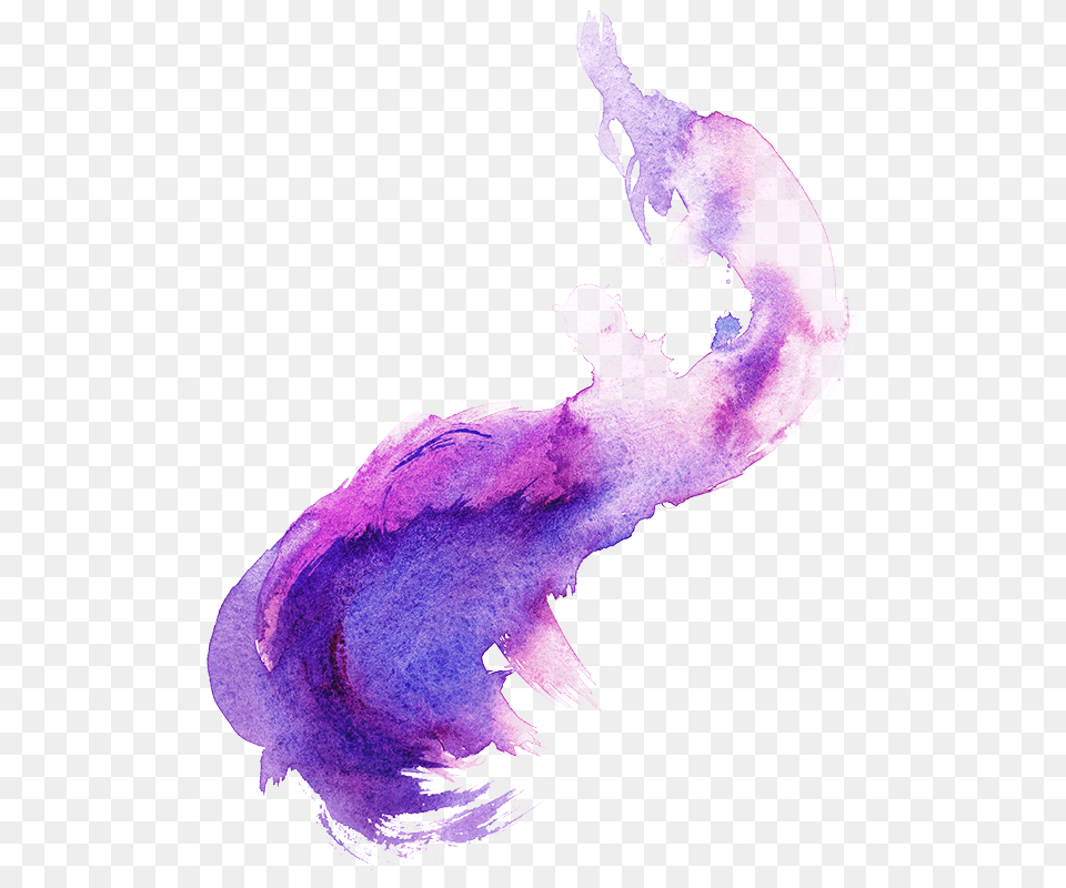 Transparent Purple Watercolor Download Purple, Person Png Image