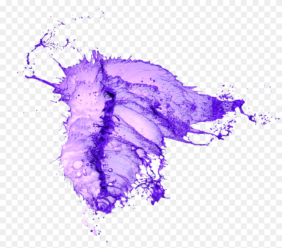 Transparent Purple Watercolor Splash Purple Water Splash Png