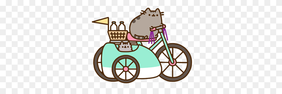 Transparent Pusheen Tumblr, Wheel, Machine, Tool, Plant Free Png Download