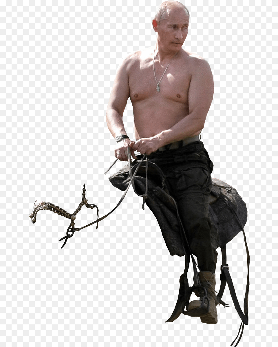 Transparent Putin Putin Riding Horse, Back, Body Part, Person, Finger Png Image