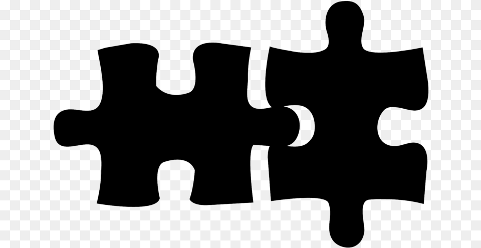 Transparent Puzzle Pieces Icon, Gray Free Png