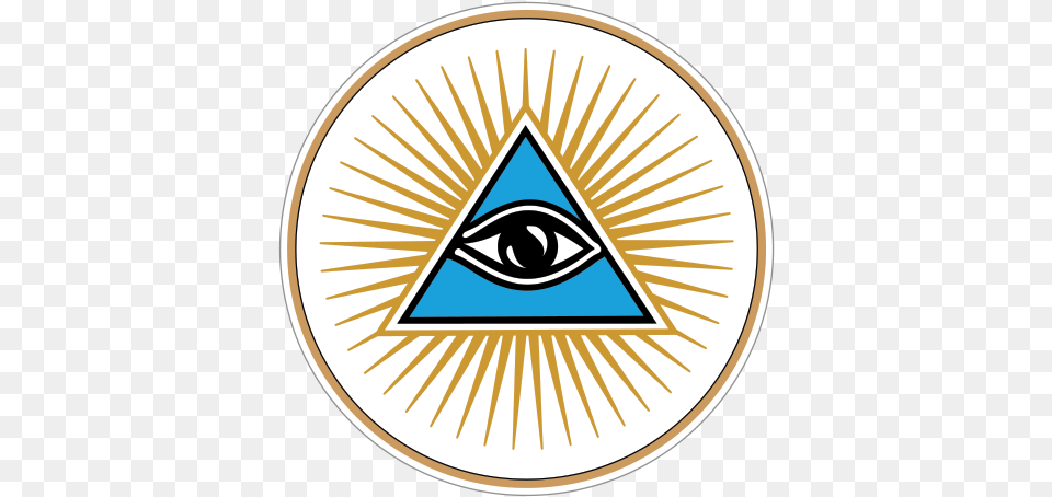 Transparent Pyramid All Seeing Eye, Triangle, Emblem, Symbol, Logo Free Png Download