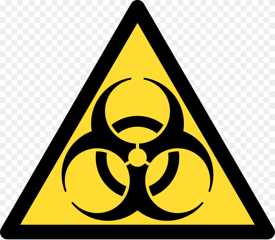Transparent Quarantine Biohazard Symbol, Triangle, Animal, Fish, Sea Life Png Image