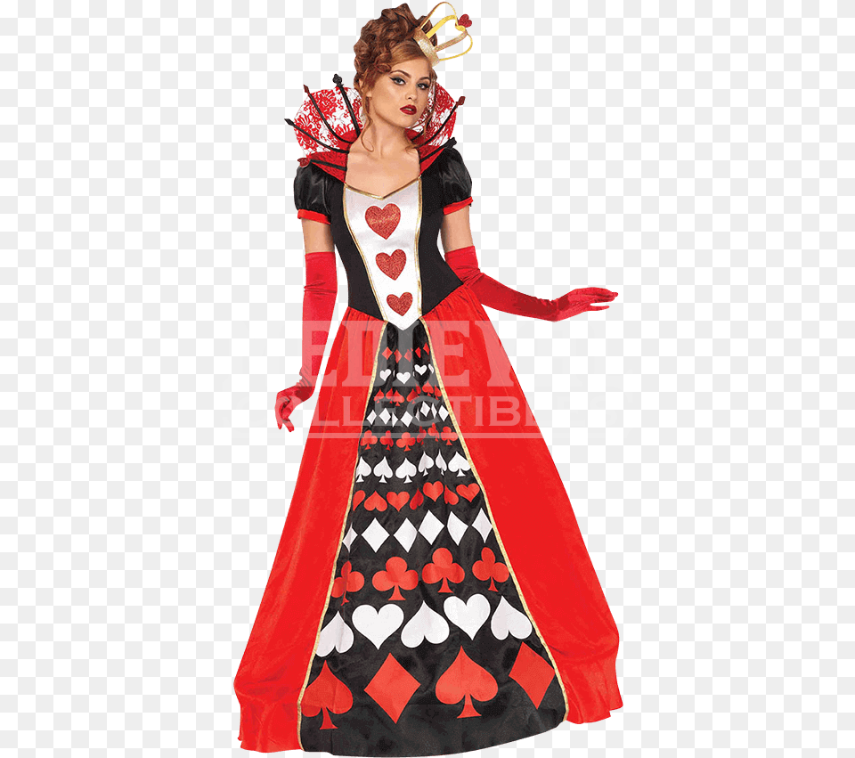 Queen Of Hearts Card Queen Of Hearts Costum, Clothing, Costume, Dress, Fashion Free Transparent Png