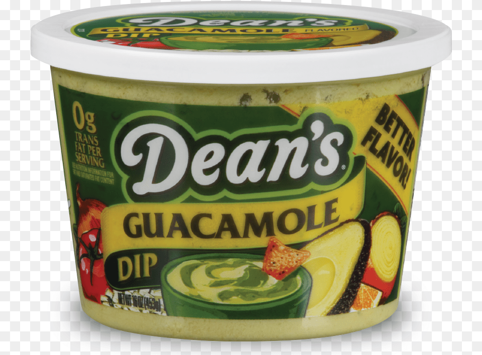 Transparent Quesadillas Dean39s Guacamole Dip, Can, Tin, Food Free Png Download