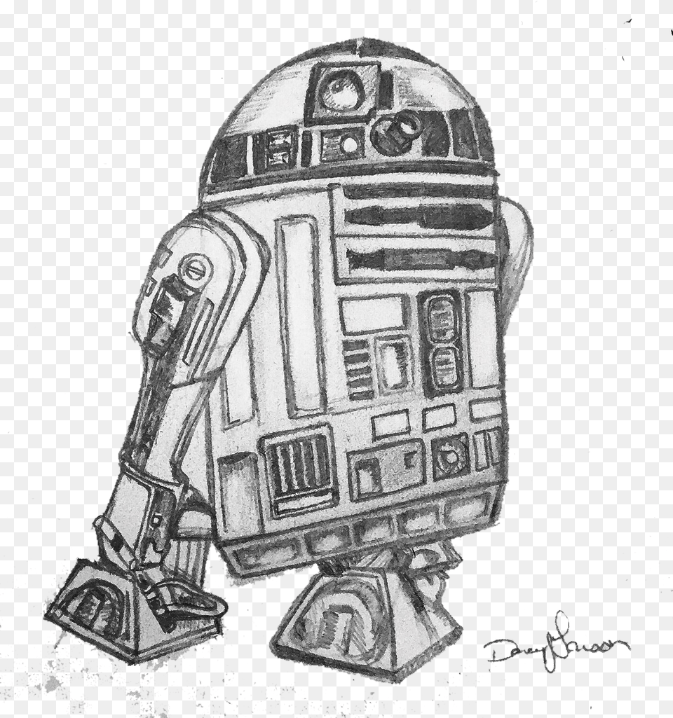 Transparent R2d2 C3po Sketch, Art, Drawing, Car, Transportation Png