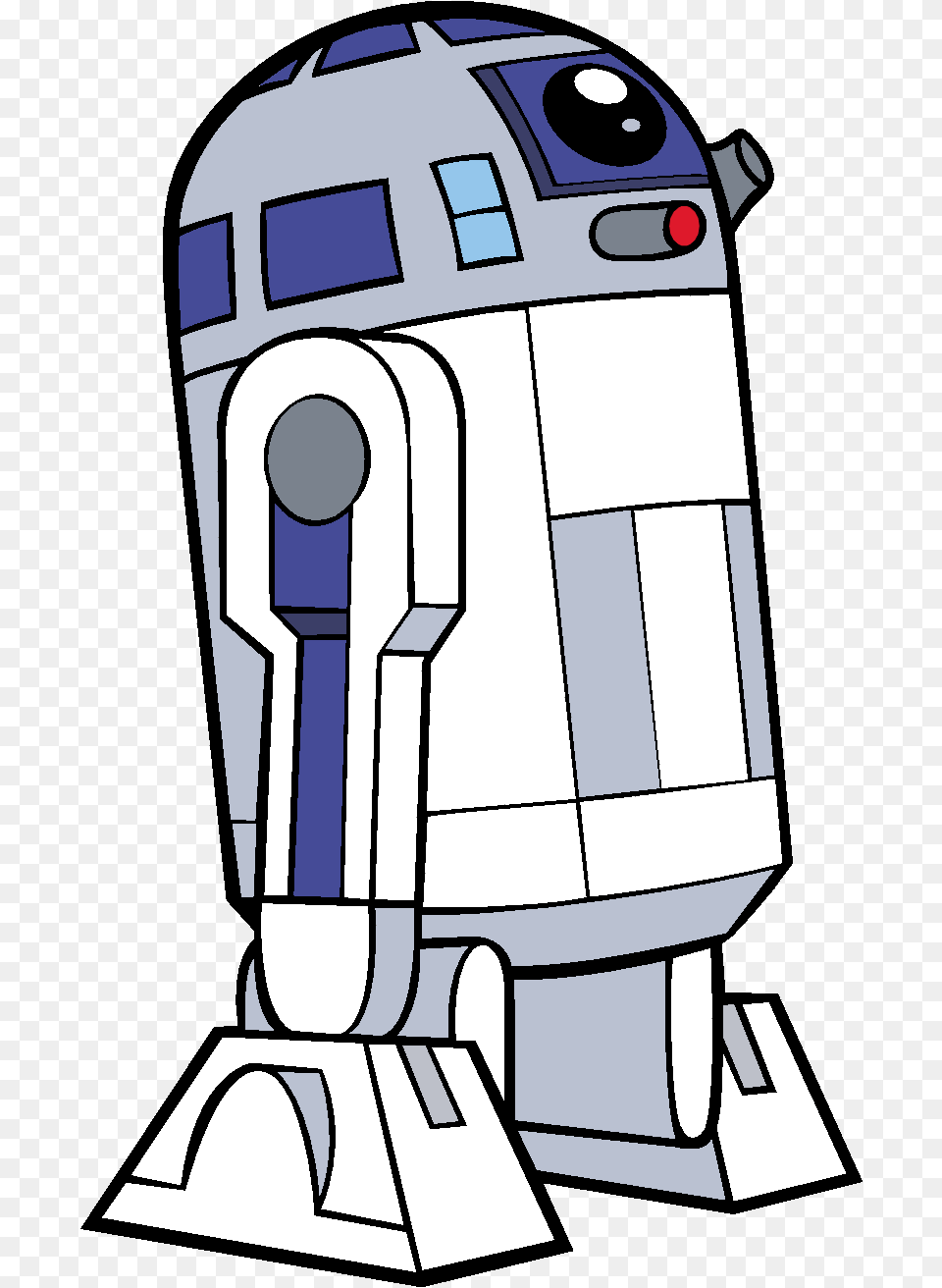Transparent R2d2 C3po Star Wars R2d2 Cartoon, Robot, Bulldozer, Machine Png