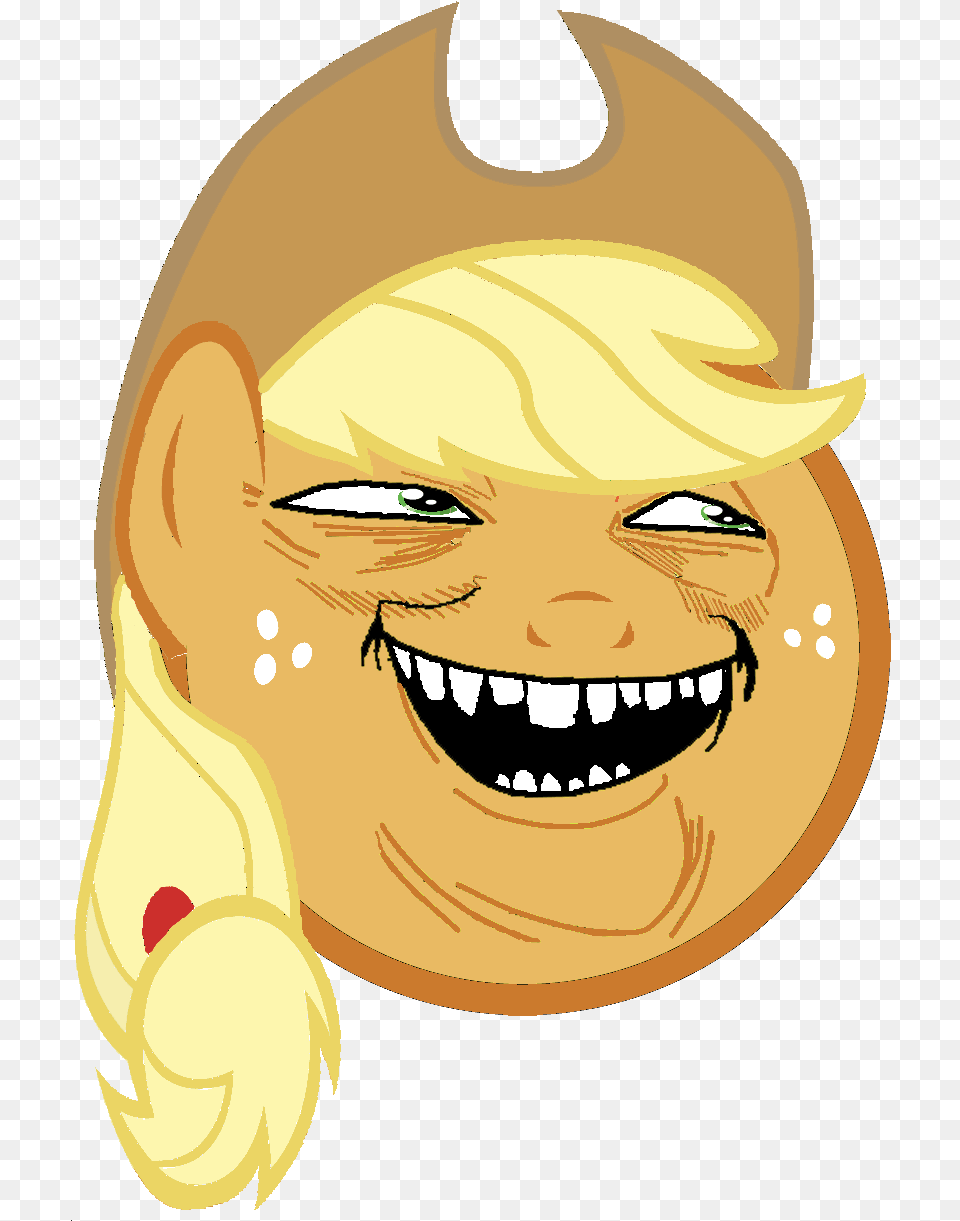 Transparent Rage Comic Faces Applejack Funny Face, Person, Head Free Png