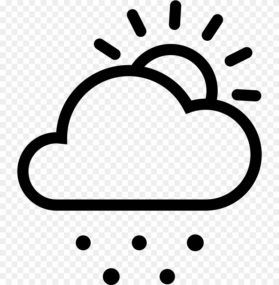 Transparent Rain Cloud Clipart Transparent Cloud And Sun, Stencil, Lawn Mower, Device, Grass Png Image