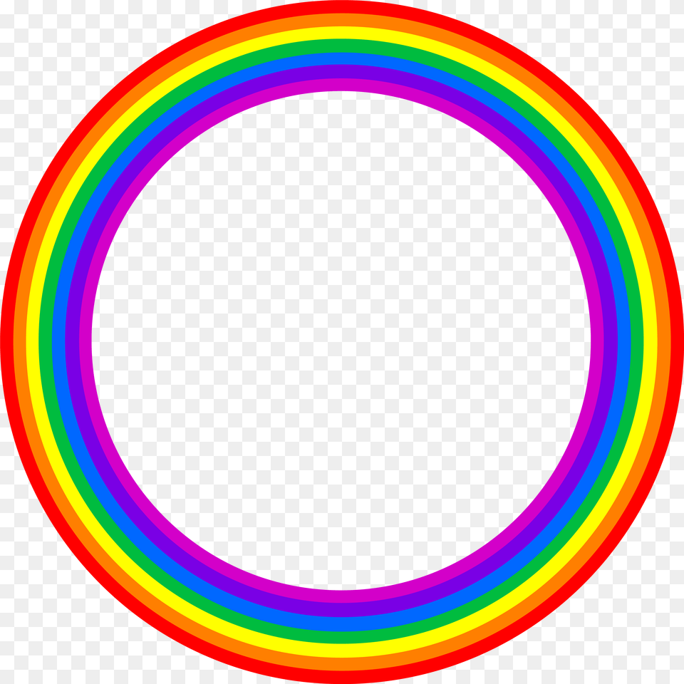 Transparent Rainbow Circle Drug Metabolism, Light, Hoop, Disk Png Image