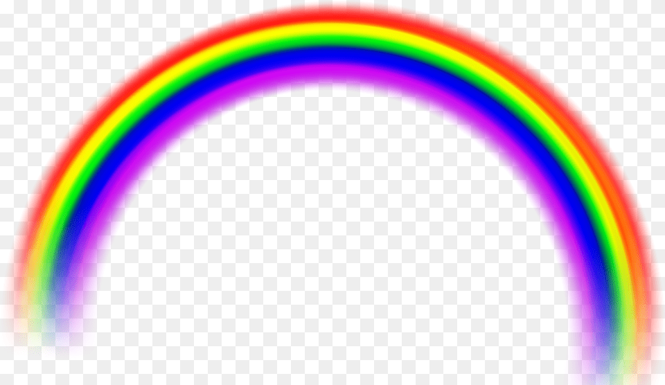 Transparent Rainbow Clipart, Light, Disk, Hoop Free Png