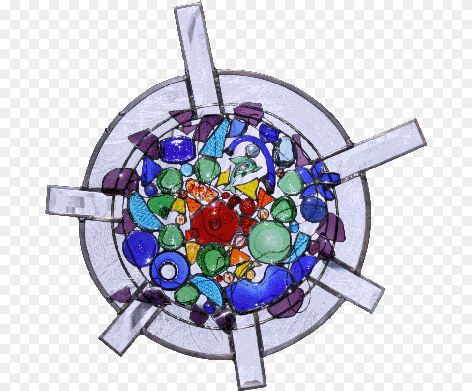 Transparent Rainbow Explosion Stained Glass, Art, Accessories, Aircraft, Airplane Png