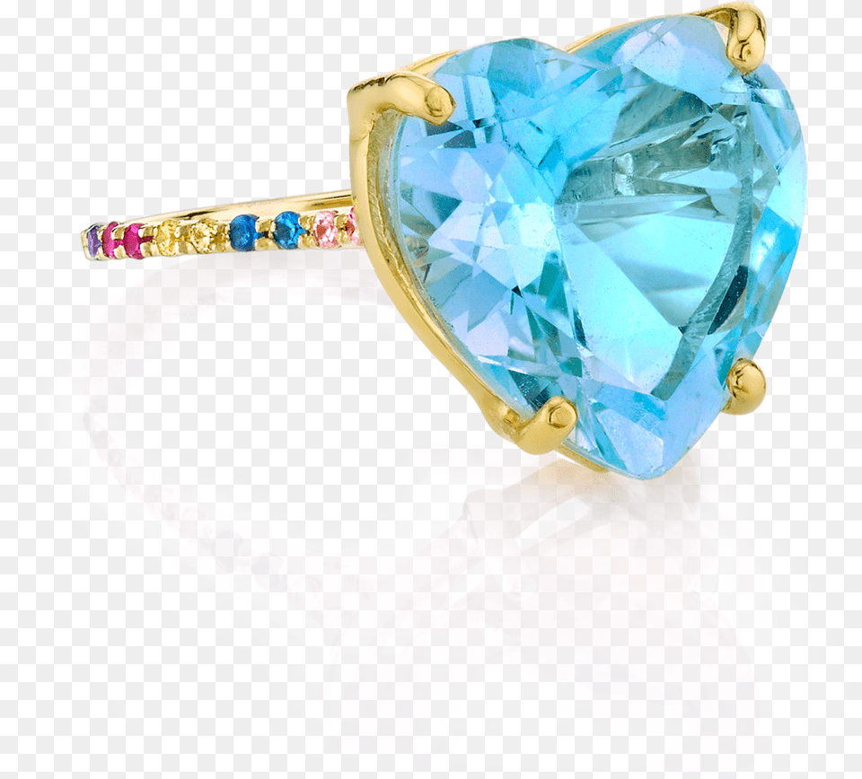 Transparent Rainbow Heart Engagement Ring, Accessories, Gemstone, Jewelry, Turquoise Png Image