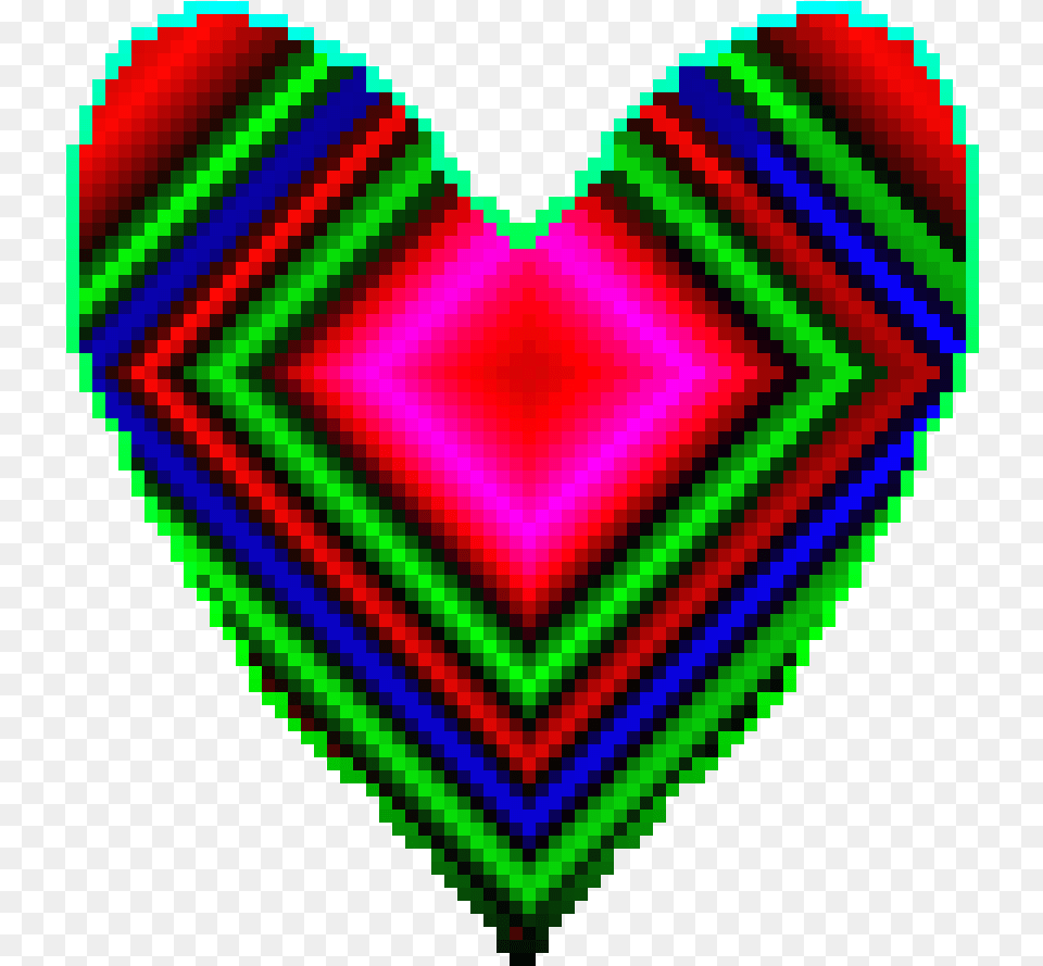 Transparent Rainbow Heart Heart, Pattern, Dynamite, Weapon, Light Png