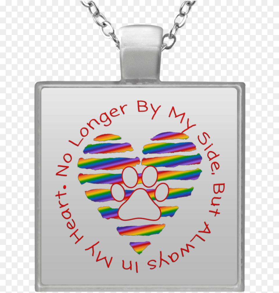 Rainbow Heart Necklace, Accessories, Jewelry, Pendant, White Board Free Transparent Png