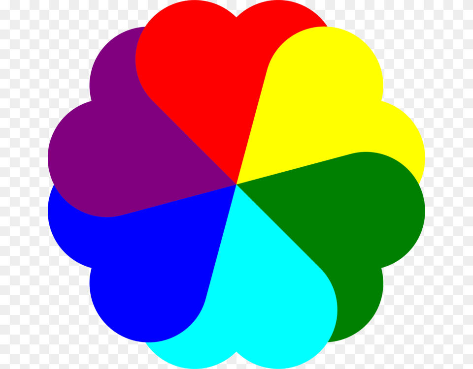 Transparent Rainbow Hearts Clip Art For Colors, Leaf, Plant, Graphics, Light Free Png