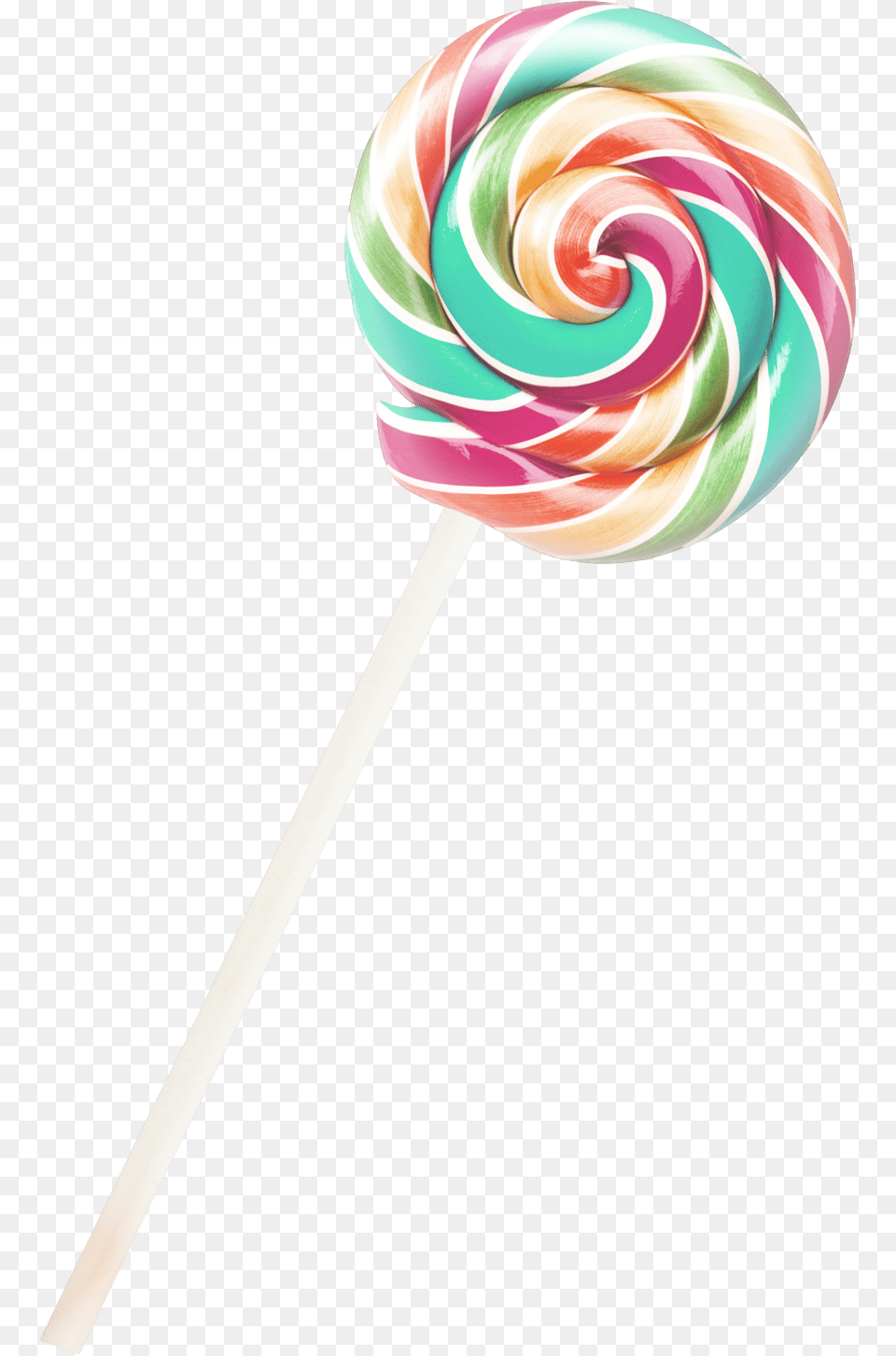 Rainbow Lollipop Stick Candy, Food, Sweets, Tape Free Transparent Png