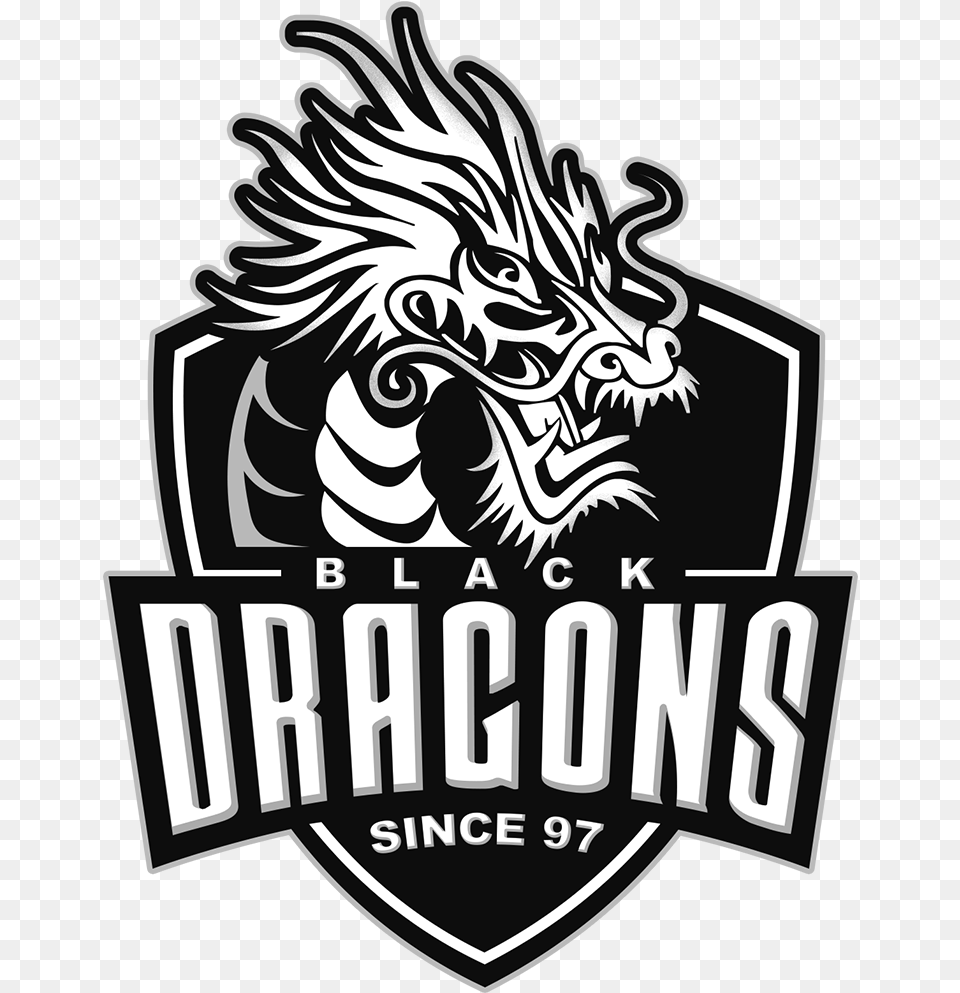 Transparent Rainbow Six Siege Logo Black Dragons Esports, Emblem, Symbol Free Png