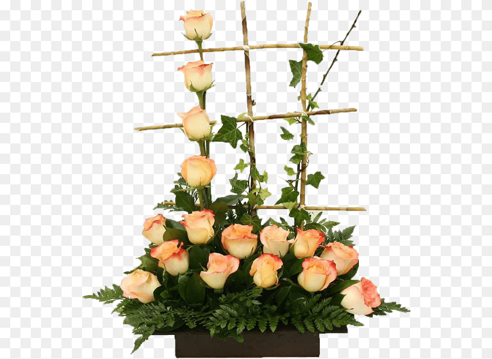 Transparent Ramo De Rosas Arreglos Florales En Madera, Flower, Flower Arrangement, Flower Bouquet, Plant Free Png