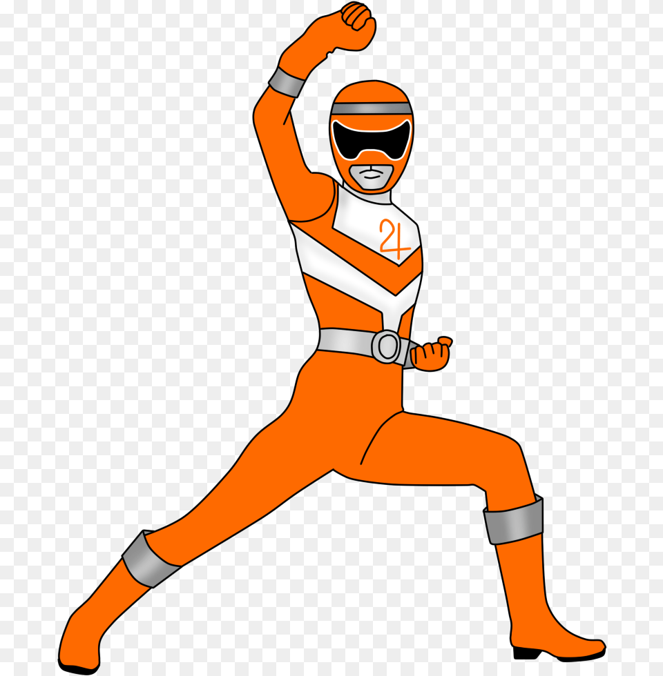 Transparent Ranger Clipart Real Orange Power Ranger, People, Person, Adult, Female Free Png Download