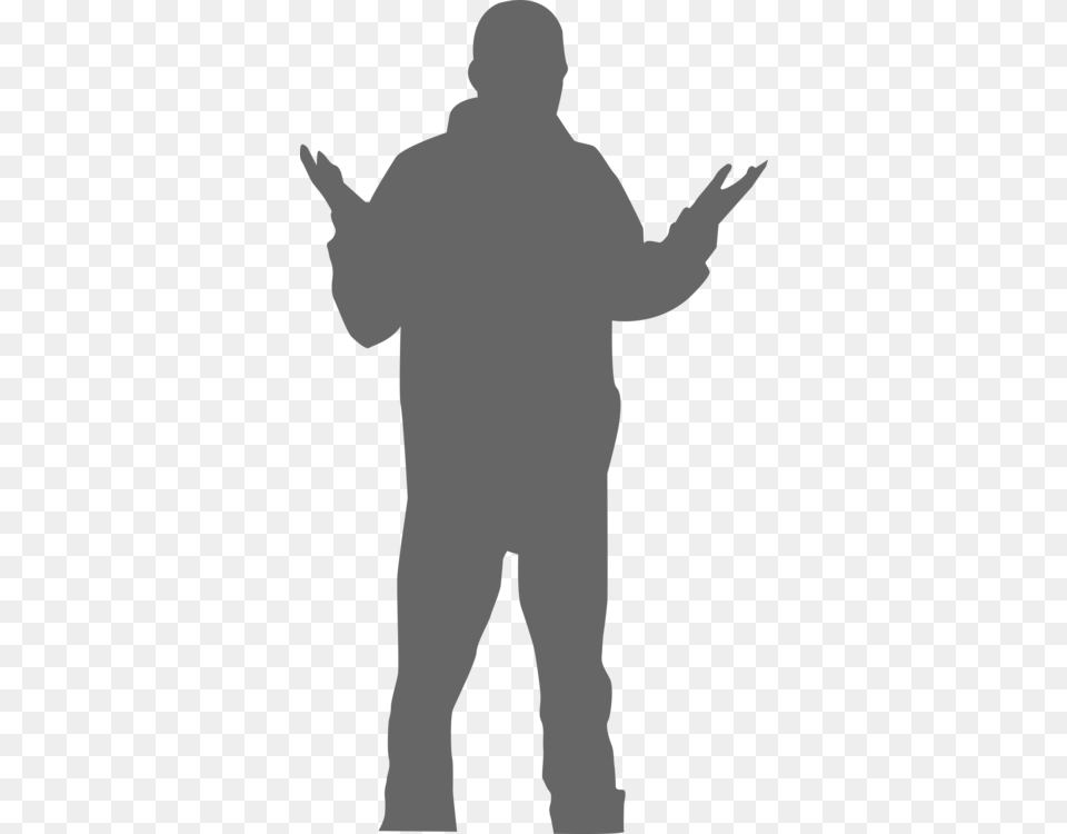 Transparent Rapper Clipart Single Man Black, Silhouette, Adult, Male, Person Png Image