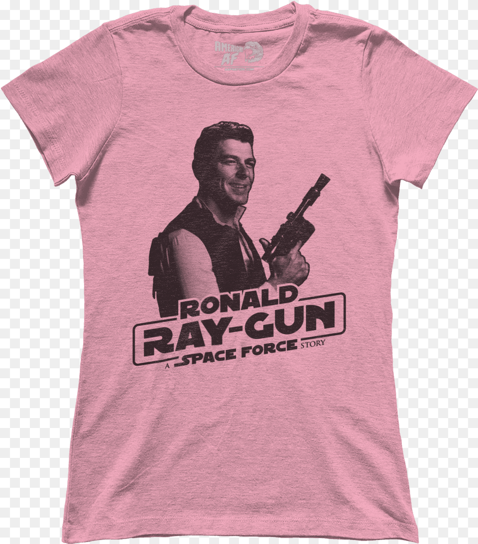 Transparent Ray Gun Assault Rifle, Clothing, T-shirt, Adult, Person Png