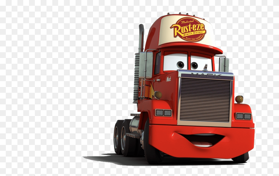 Transparent Rayo Mcqueen Disney Cars Mack, Trailer Truck, Transportation, Truck, Vehicle Free Png Download